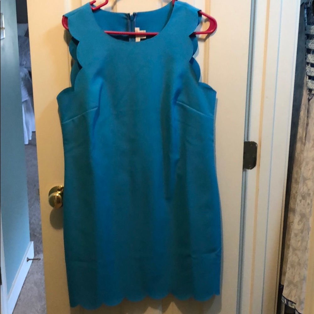 NWT J.Crew scalloped shift